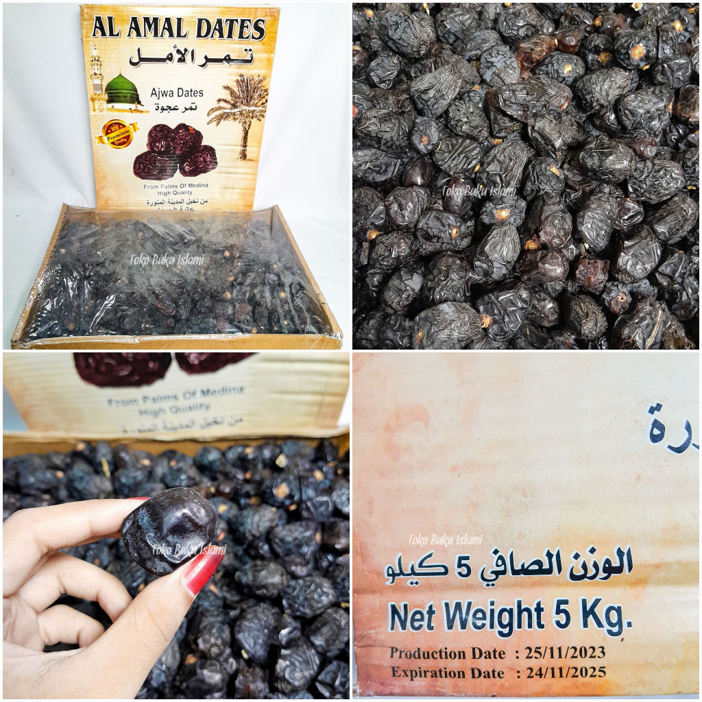 

Kurma Ajwa Al Amal Dates 5Kg Ajwa Organik Hight Quality Kurma Ajwa Al Amal Dates 5kg Ajwa Premium 5Kg