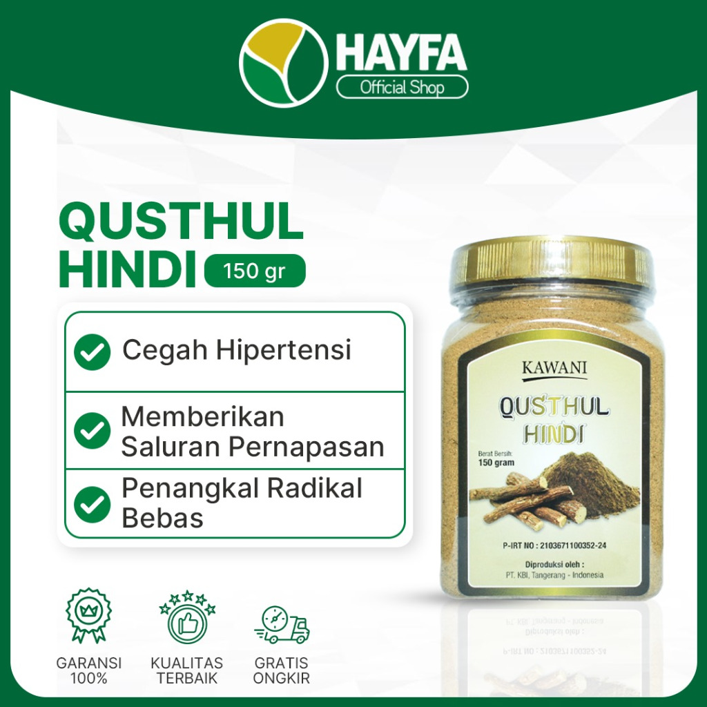 

Qusthul Hindi Alami Jaga Kesehatan Sistem Pernapasan