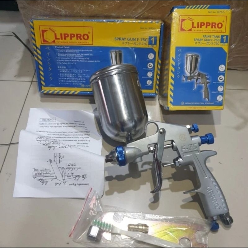 PAKET SPRAY GUN LIPPRO F75 20 SET SPRAY GUN LIPPRO F 75G