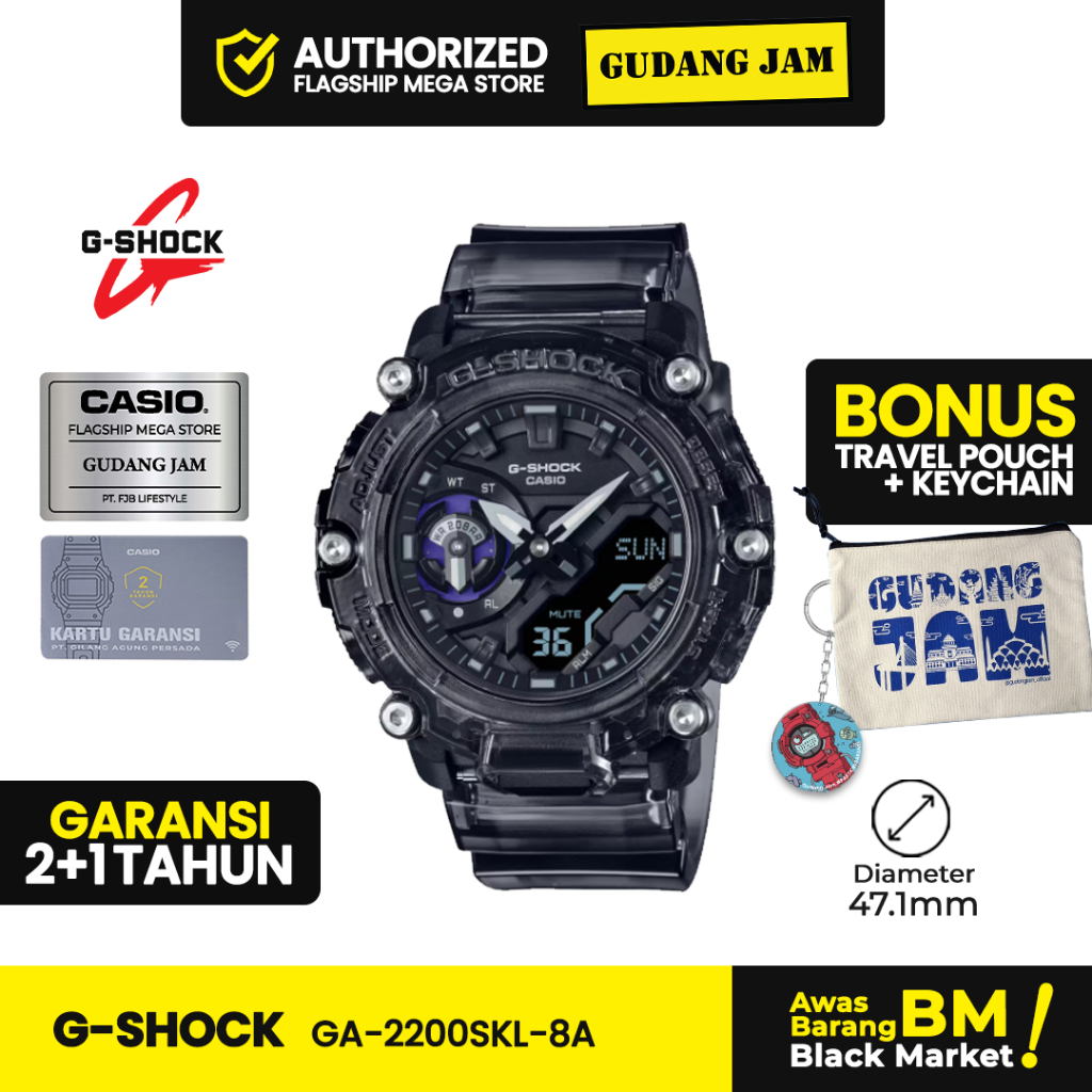 Jam Tangan G-Shock GA-2200SKL-8ADR GA-2200SKL GA-2200 GA2200SKL GA 2200SKL