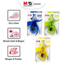 

Correction Tape M&G 8m x 5mm #ACT55271 Tip Ex Kertas Tipex Pita Evo 8 - Satuan
