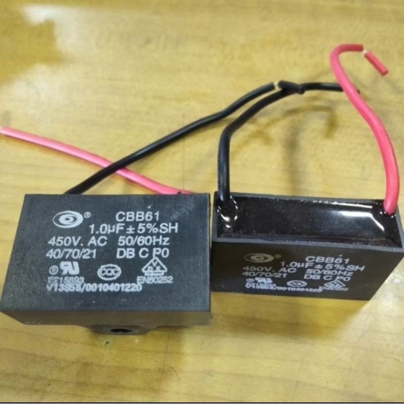CAPASITOR KIPAS KOTAK 1 UF 450 VAC 1 UF 450 VOLT