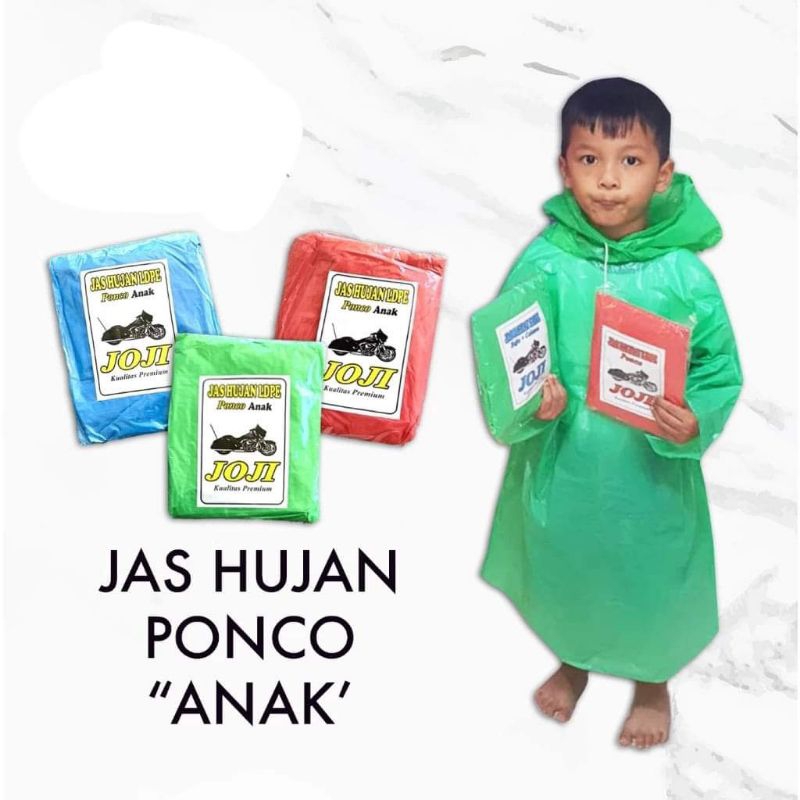 JAS HUJAN PLASTIK LDPE ANAK