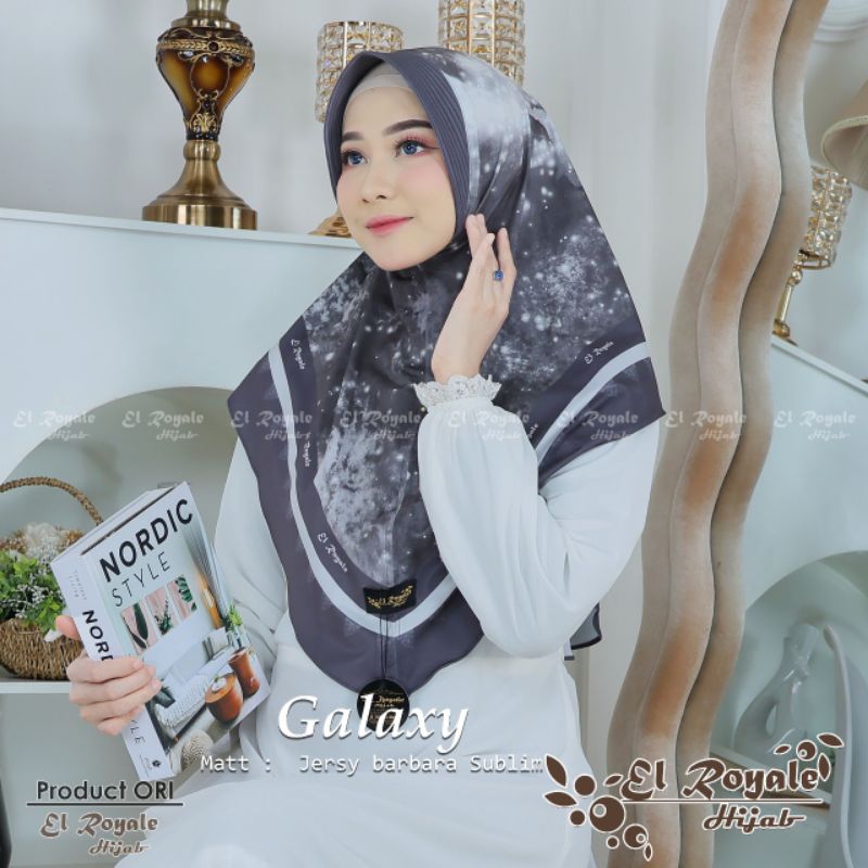 JILBAB MOTIF GALAXY ORI EL ROYALE
