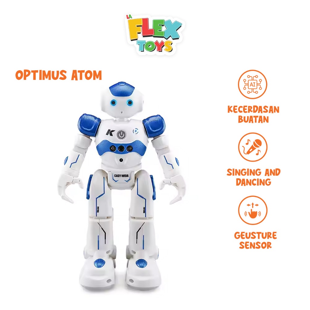 Optimus Atom Robot AI Robot Mainan Robot Pintar Otomatis