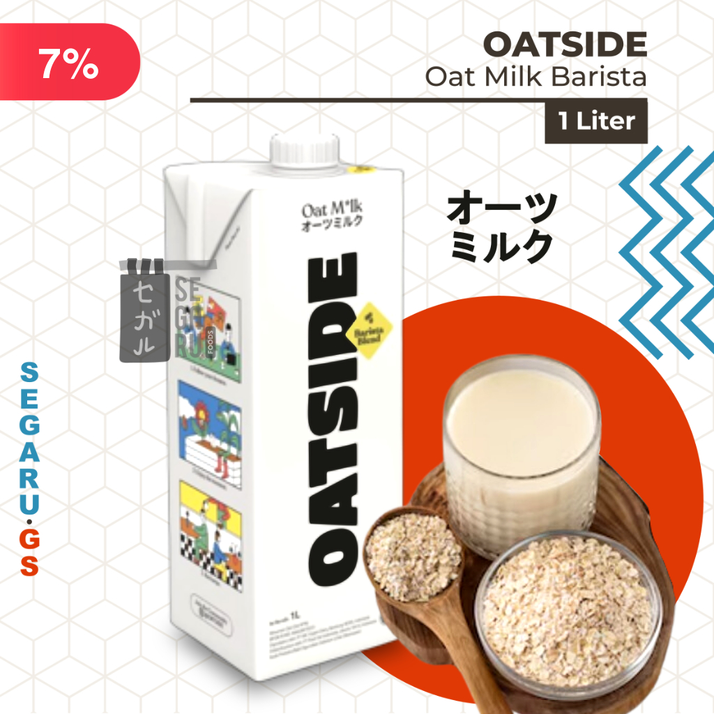 

Oatside Oat Milk Barista Blend Susu Oat 1 Liter