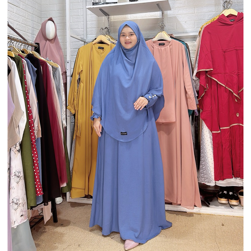 abaya set hijab kareema symran
