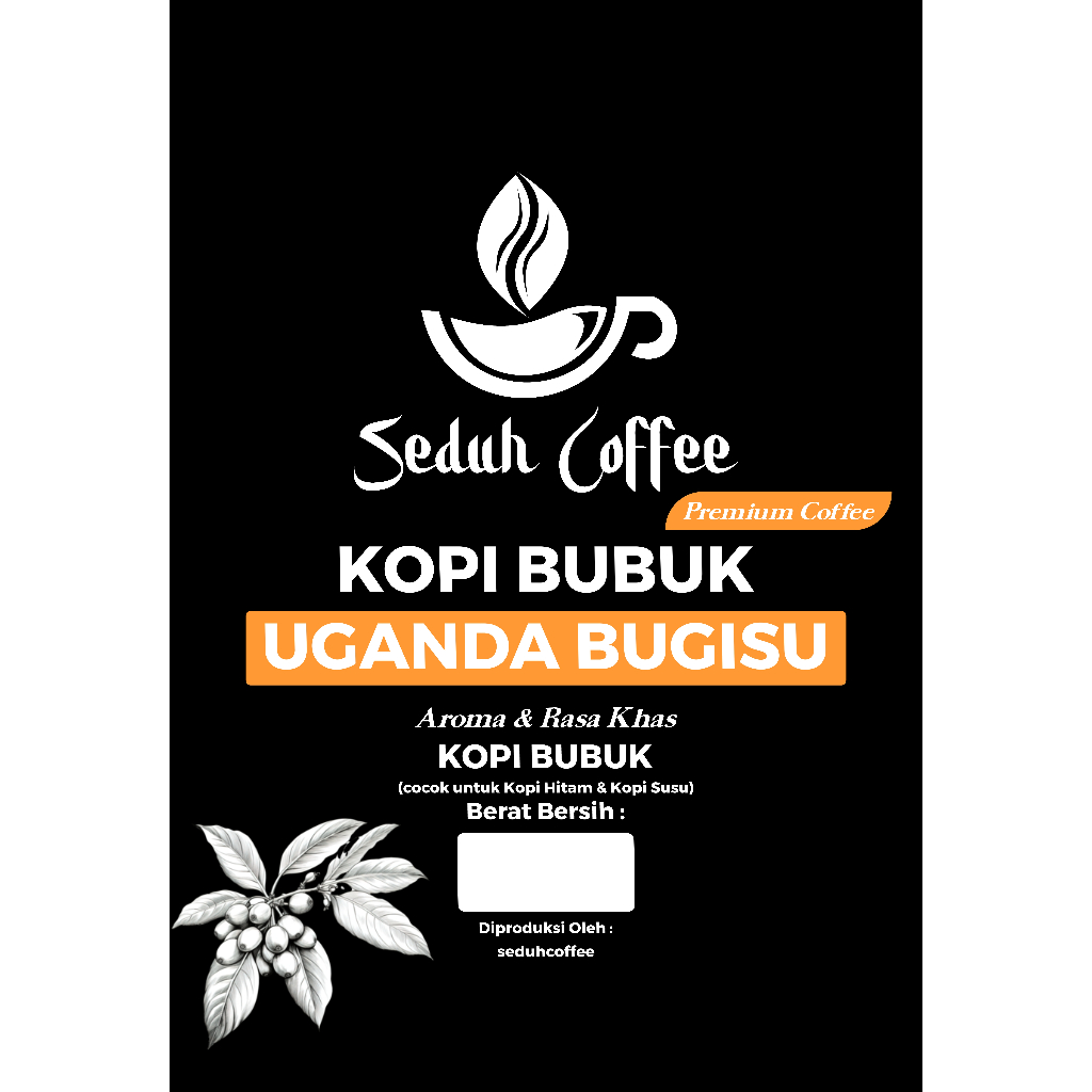 

SEDUH- Bubuk Kopi Bubuk Uganda Bugis Gilangan Halus Cokok Untuk Susu 500gr