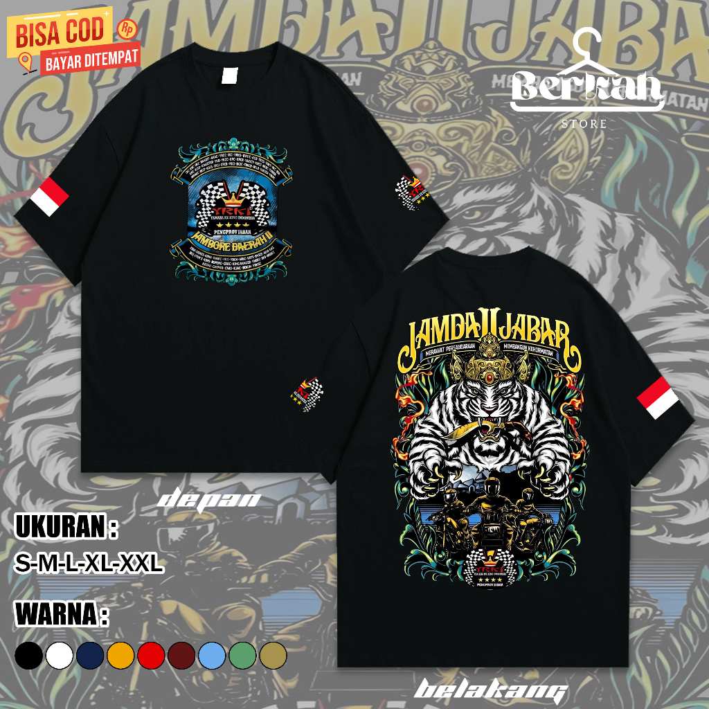 Kaos Jamda Jabar Bersatu , Kaos Jambore Daerah Rx King , Kaos YRKI, Kaos Jamda Istimewa, Apparel Jam