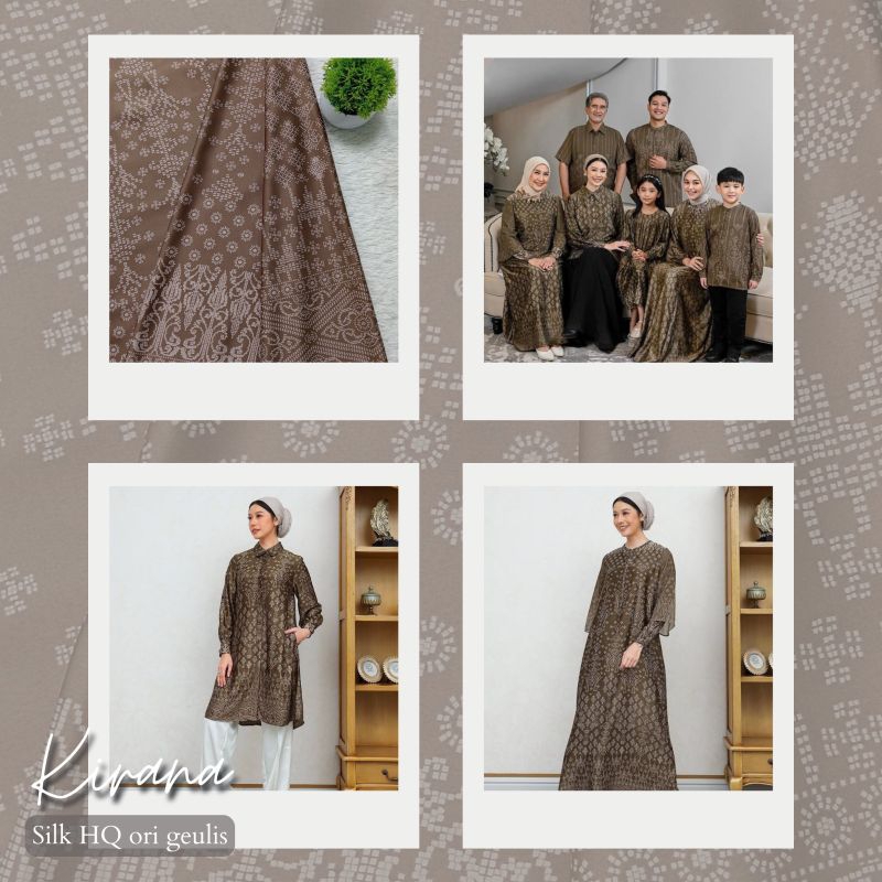 Kirana kain/bahan silk original geulis