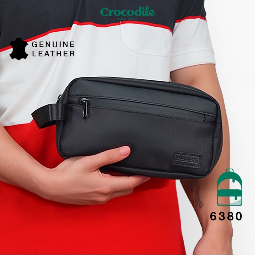 Crocodile 6380 Tas Genggam Original - Black