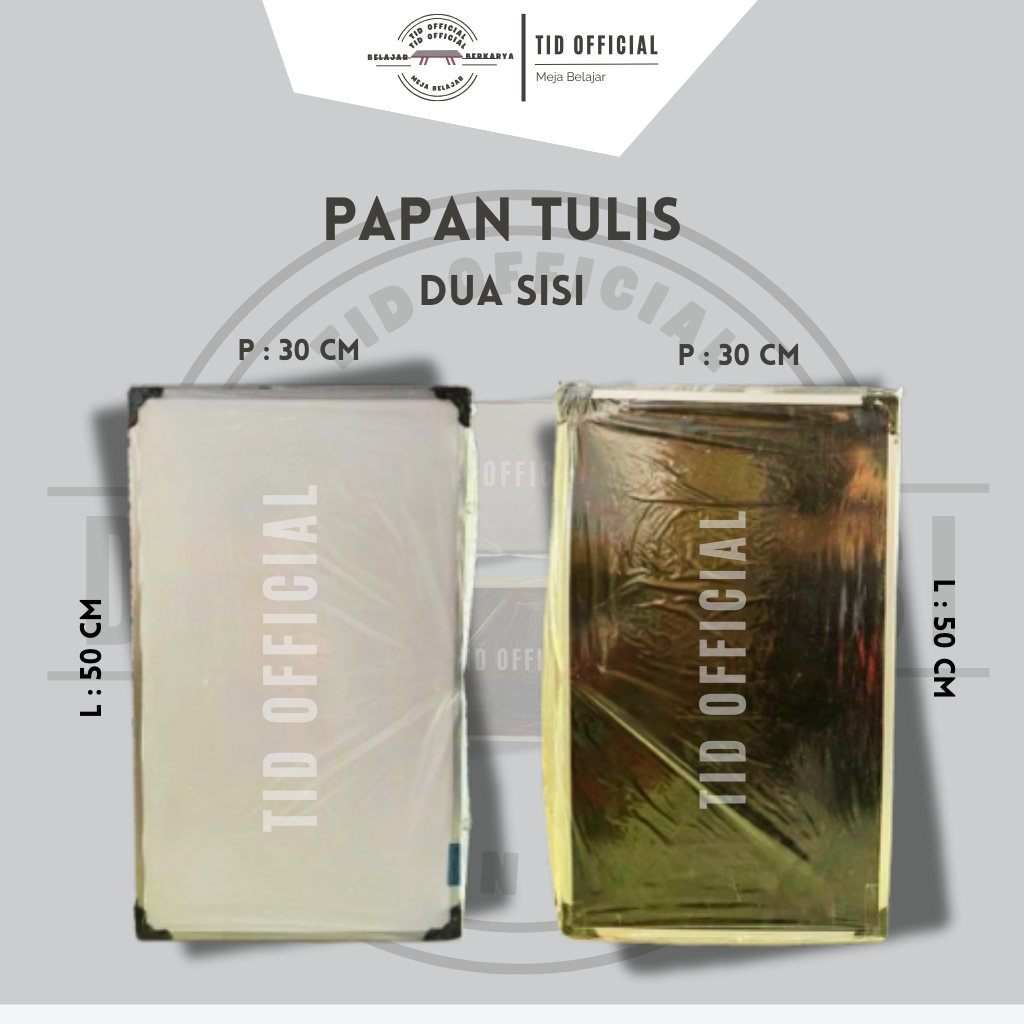 

PAPAN TULIS DUA SISI 30CM - 50CM I PAPAN TULIS WHITEBOARD AND BLACKBOARD I PAPAN TULIS KAYU I MURAH