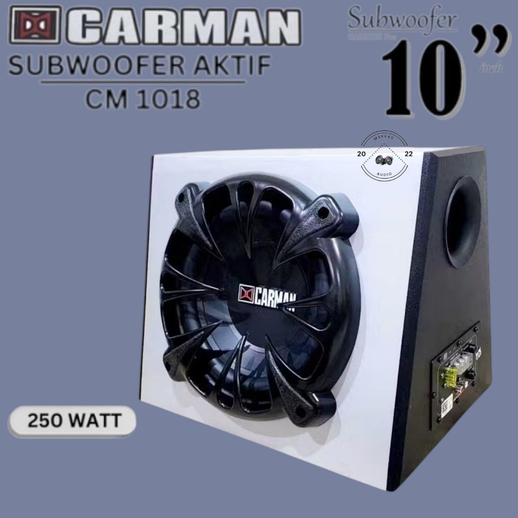 SUBWOOFER AKTIF 10 inch CARMAN 1018