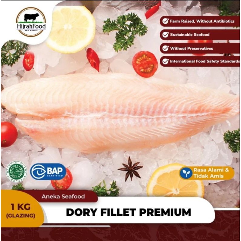 

Daging Fillet ikan Dori Dory 1kg Kwalitas Super premium.
