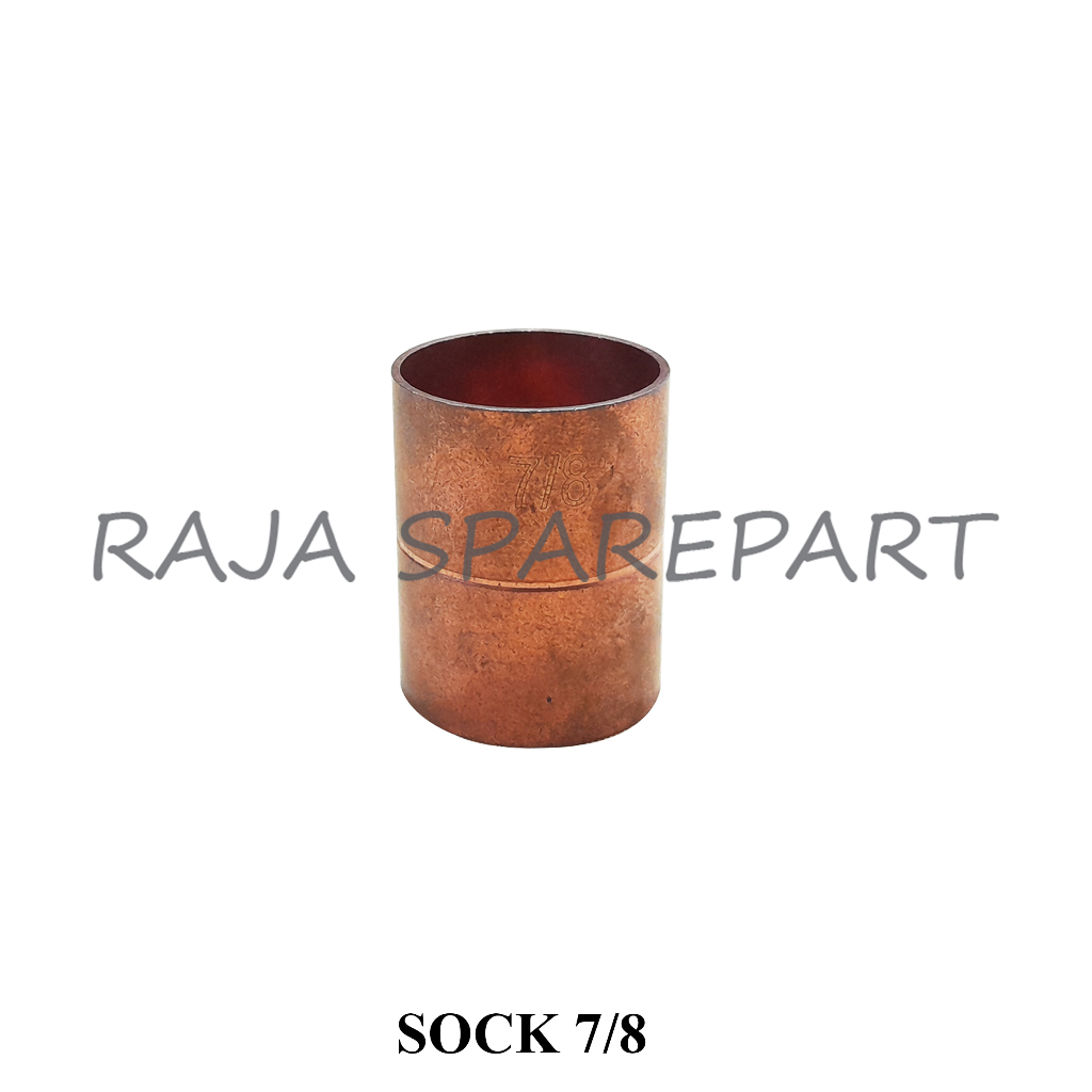 SK7/8 SOCK PIPA/SAMBUNGAN PIPA AC TEMBAGA 7/8 INCH