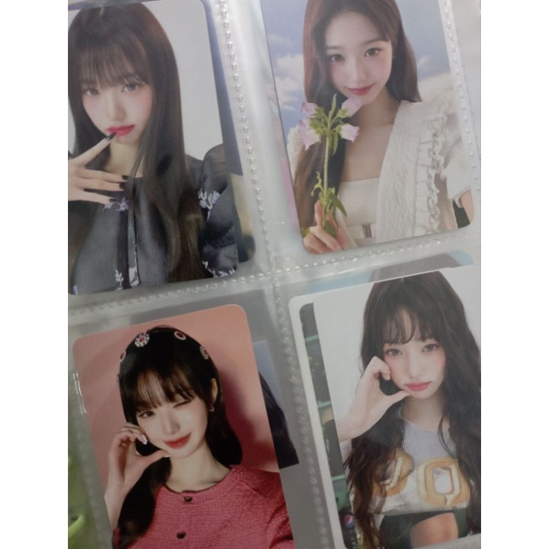 photocard ive jang wonyoung hapa kristin