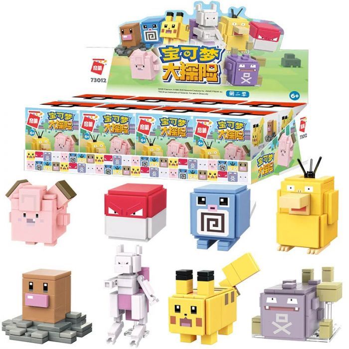 Pokemon Quest (Selectable) Blind-box Qman Keepley Mainan Lego Season 2
