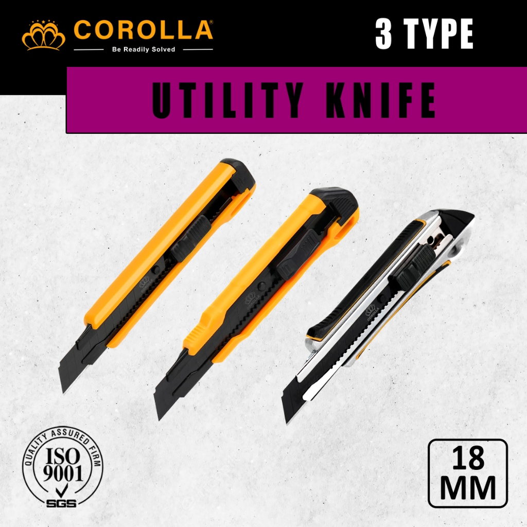 

Corolla Cutter Pisau / Cutter Stainless Cuter Pisau Cutter Stanless Multifungsi Tahan Karat