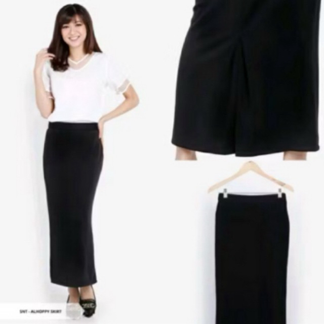 Rok Hitam Rok Span Formal Panjang Wanita