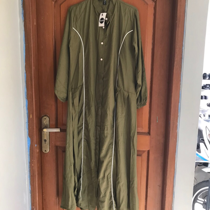 GAMIS HIJAU ARMY WANITA