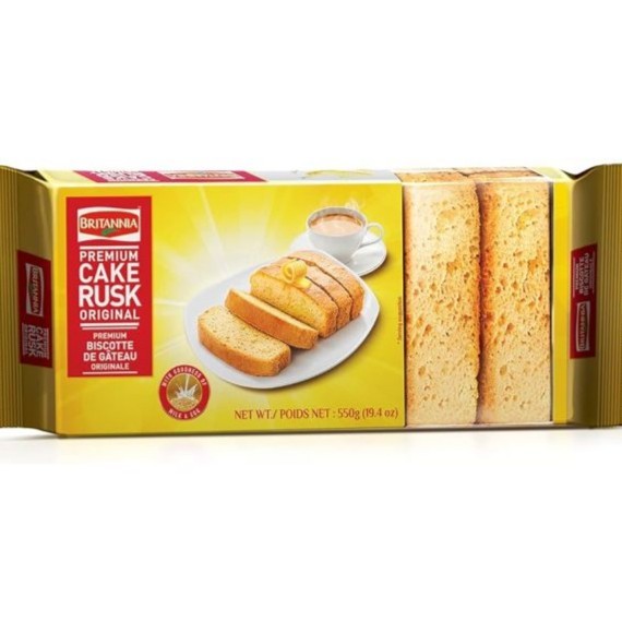 

BRITANNIA PREMIUM CAKE RUSK ORIGINAL 550G / Roti Panggang