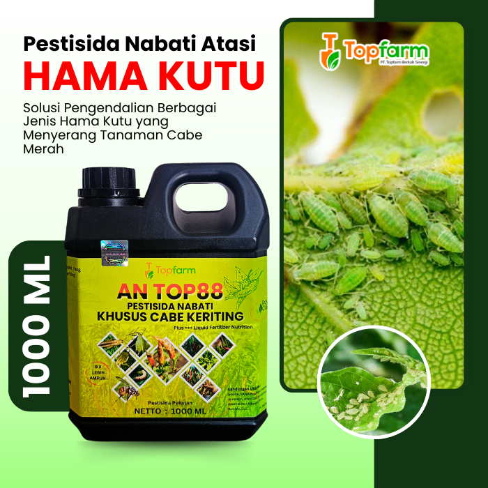 Pestisida Topfarm / Obat Cabe Keriting Daun Bule / Obat Paket Keriting Untuk Cabe / Obat Daun Cabe K