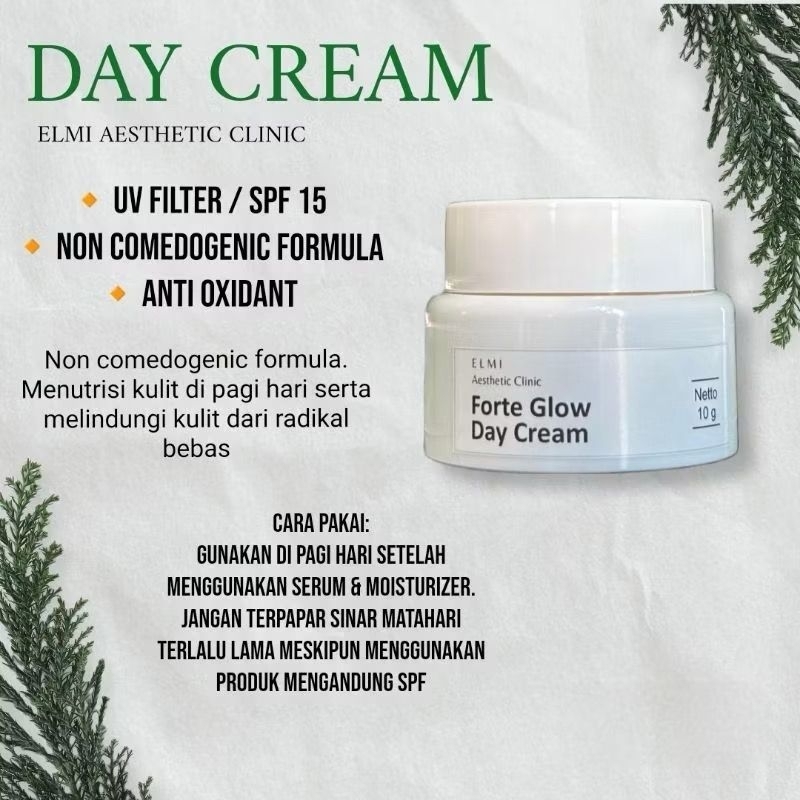 ￼❤️ELMI❤️FORTE GLOW DAY CREAM | CREAM PAGI FOUNDATION | CREAM PAGI ELMI | SUNSCREEN | DR WIDYARINI |