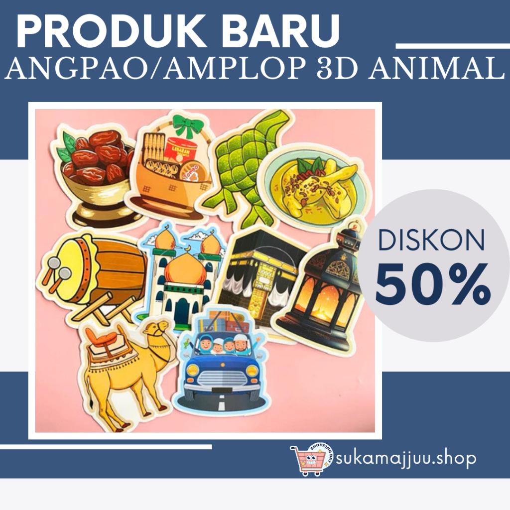 

Rayakan Kebersamaan dengan Amplop Lebaran 3D|Amplop Lebaran 3D Isi 5| SERIES ISLAMI