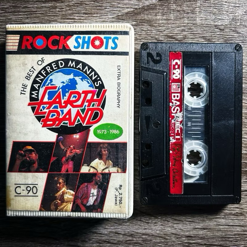 KASET PITA MANFRED MANN'S EARTH BAND - THE BEST OF 1973-1986 (ROCKSHOTS ALBUM VERSION)