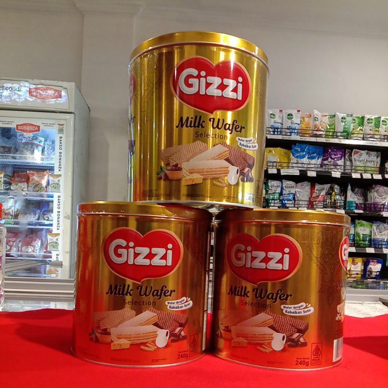 

Gizzi Milk Wafer Selection 240g