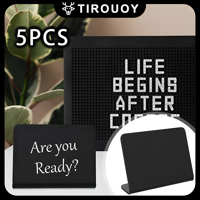 

5PCS Letter Board Papan Mini Chalkboard Papan Tulis Menu Kecil Stand Papan Tulis Mini Papan Reserved Papan Reminder