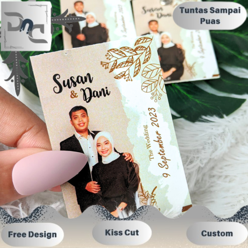 

SALE HANGTAG WEDDING SOUVENIR HANG TAG LABEL CUSTOM PERNIKAHAN UCAPAN NIKAH DND [100% ORIGINAL]