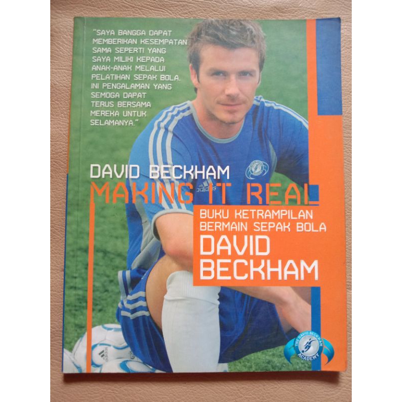 Buku Terjemahan Biografi DAVID BECKHAM MAKING IT REAL Buku Keterampilan Bermain Sepak Bola David Bec