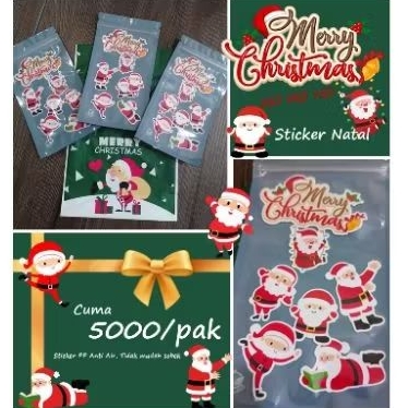 

Sticker Natal Christmas Santa per pack
