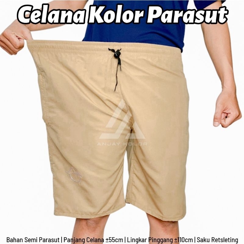 Celana Pendek Pria Dewasa Kolor Boxer Parasut Katok Kolor Pria Wanita