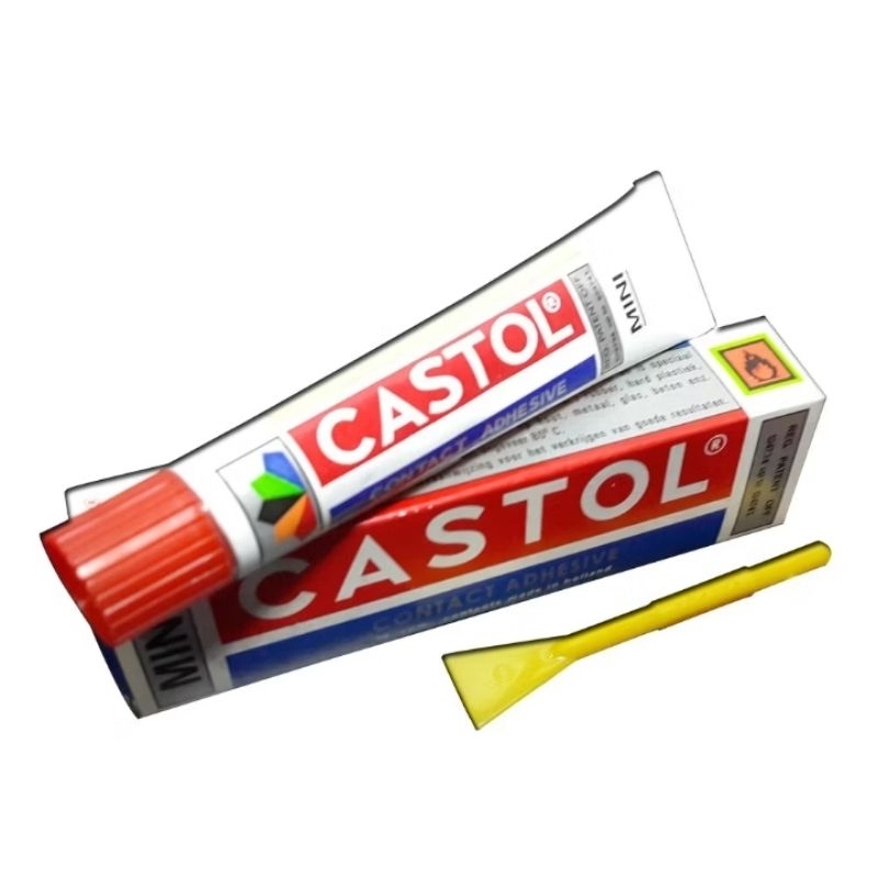 

lem castol mini 14cc lem serbaguna perbox isi12