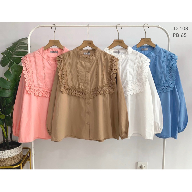 BLOUSE VANESSA  DAN LAFREYA ORIGINAL // SANGHAI RENDA PREMIUM BKK