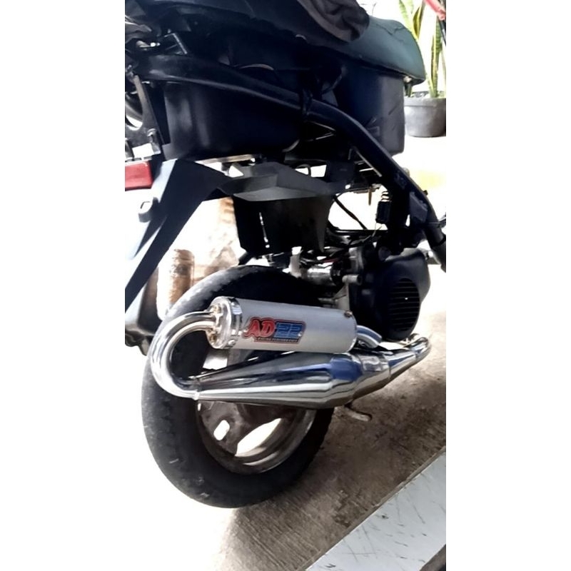 Knalpot Racing Custom Yamaha Glide 100, Sanex ,CPI Hussar, SF50 QJ50 Terlaris