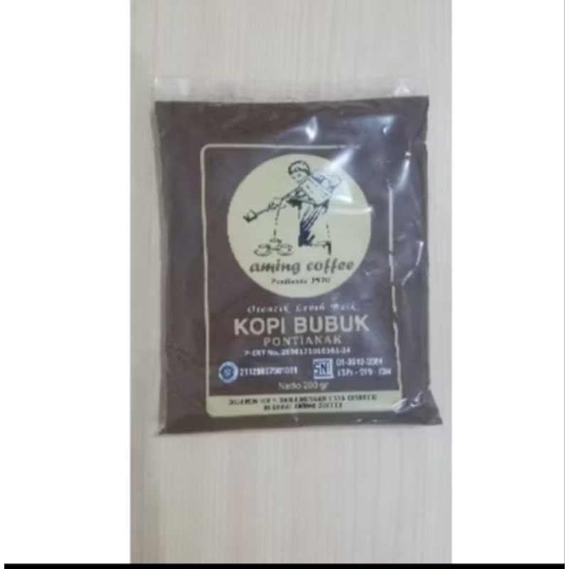 

Aming Coffee Kopi Bubuk Pontianak 1 ons