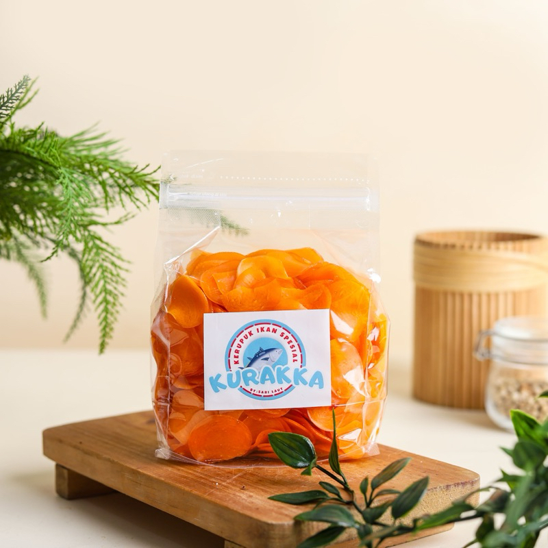 

Kerupuk Oren / Kerupuk Seblak (Kerupuk Ikan) 250 gram