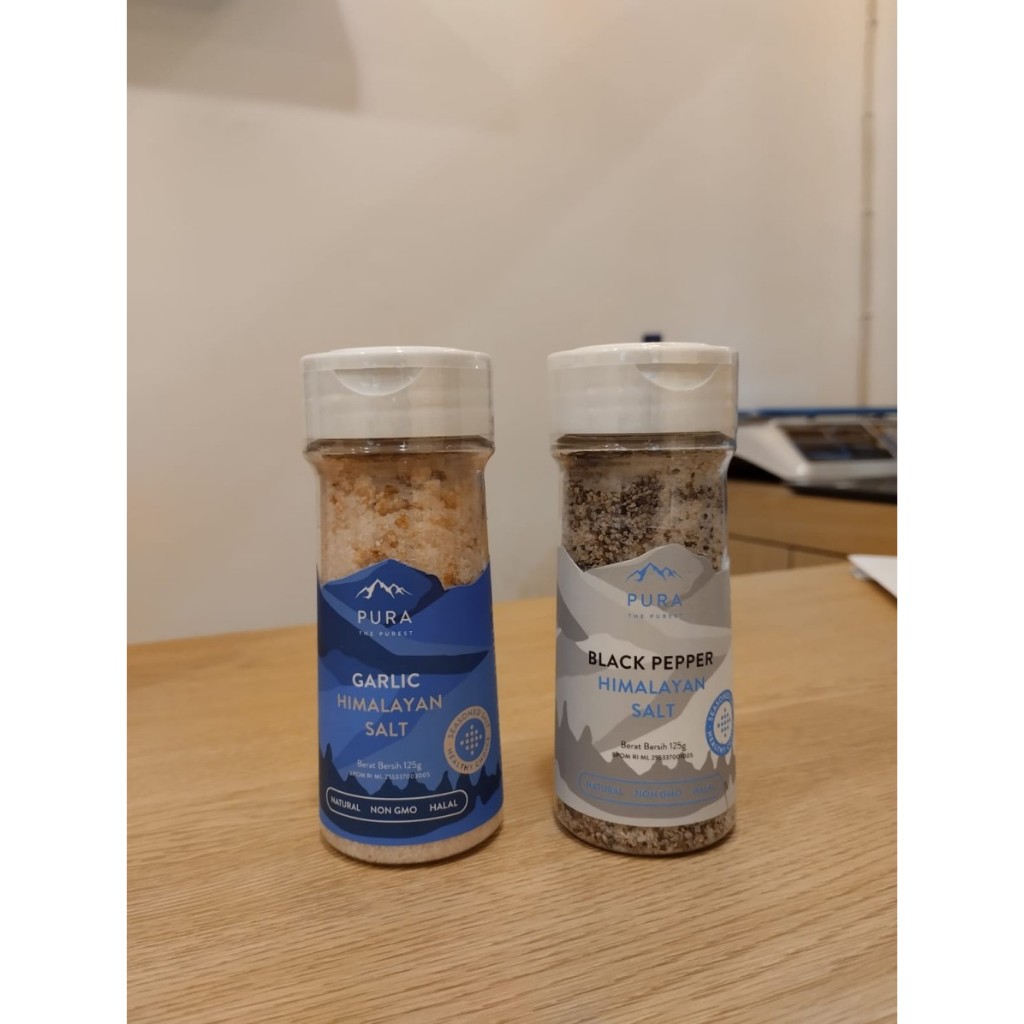 

PURA himalayan salt garlic 125g