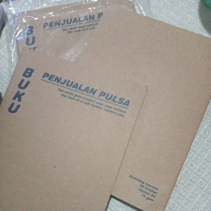

BUKU PENJUALAN PULSA TEBAL