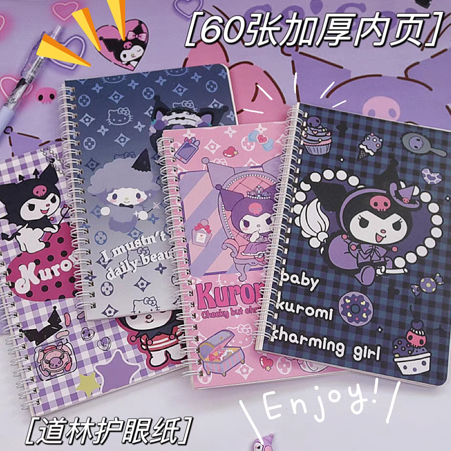 

Buku Tulis Ring A5 / Notebook A5 Cartoon Lucu Buku Catatan Aesthetic