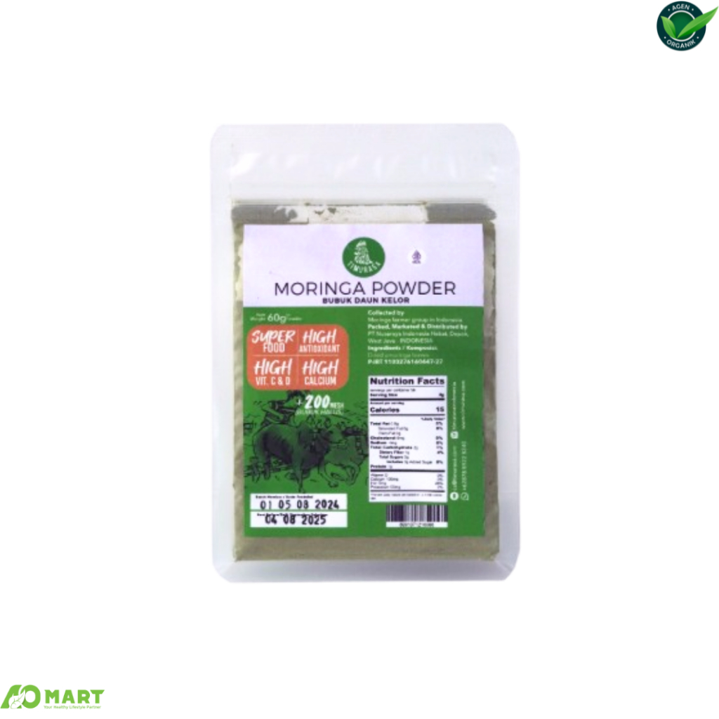 

Moringa Powder / daun kelor bubuk organik Timurasa 60 gram