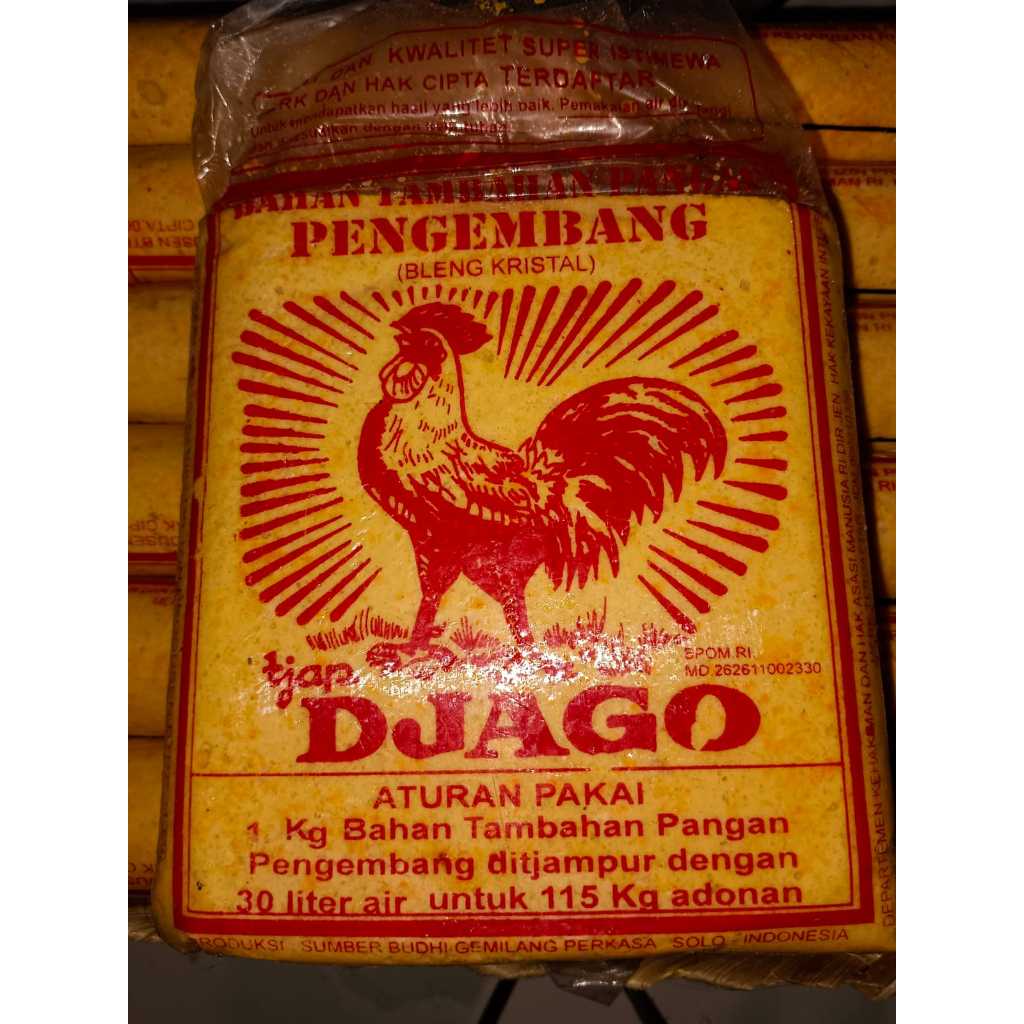 

Pengembang cap djago 1 pcs berat 1 kg