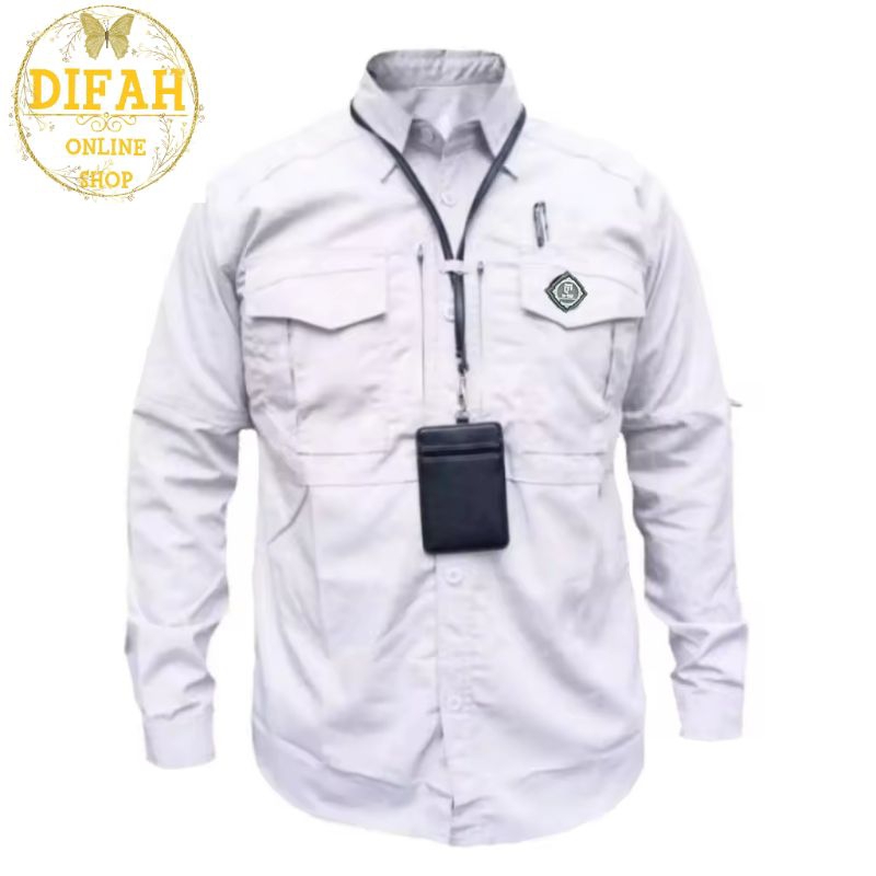 KEMEJA TACTICAL , BAHAN AMERICAN DRILL , LENGAN PANJANG