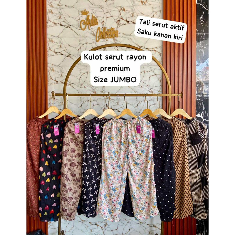 KULOT MOTIF ZEBRA RAYON PREMIUM/KULOT PANJANG ZEBRA RAYON BALI