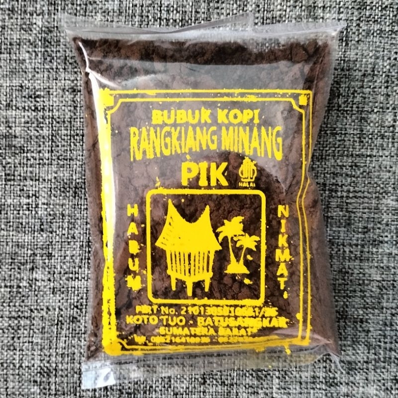 

Bubuk Kopi RANGKIANG MINANG asli KOTO TUO Batusangkar 50gr