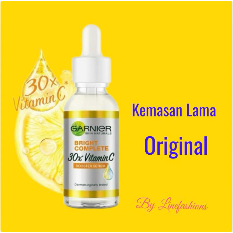Serum Vitamin C GARNIER Bright Complete Vitamin C 30x Booster Serum 15ml/ 30ml