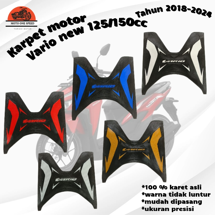 Karpet motor honda vario 2021-2024/ pijakan alas kaki vario new 2021-2024